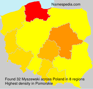 Surname Myszewski in Poland Surname Myszewski in Poland