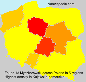 Surname Myszkorowski in Poland Surname Myszkorowski in Poland