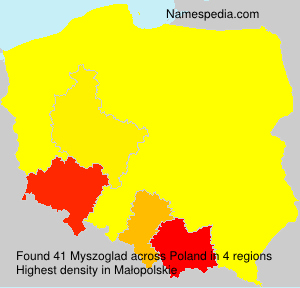 Surname Myszoglad in Poland Surname Myszoglad in Poland