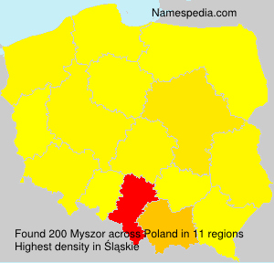 Surname Myszor in Poland Surname Myszor in Poland