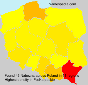 Surname Nabozna in Poland Surname Nabozna in Poland