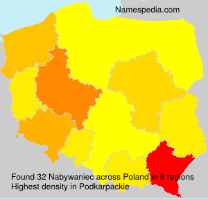Surname Nabywaniec in Poland Surname Nabywaniec in Poland
