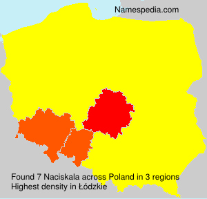 Surname Naciskala in Poland Surname Naciskala in Poland