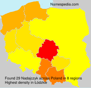 Surname Nadajczyk in Poland Surname Nadajczyk in Poland