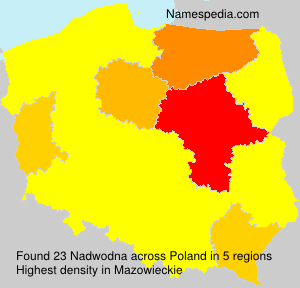 Surname Nadwodna in Poland Surname Nadwodna in Poland