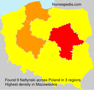 Surname Naftynski in Poland Surname Naftynski in Poland