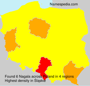 Surname Nagala in Poland Surname Nagala in Poland