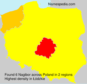Surname Nagibor in Poland Surname Nagibor in Poland