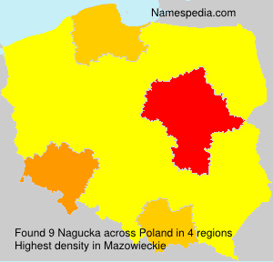 Surname Nagucka in Poland Surname Nagucka in Poland