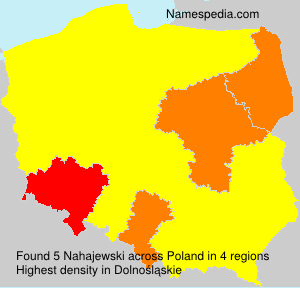 Surname Nahajewski in Poland Surname Nahajewski in Poland