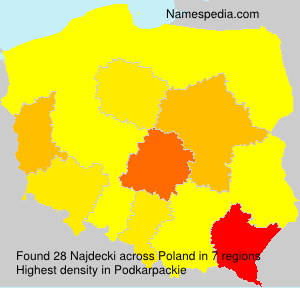 Surname Najdecki in Poland Surname Najdecki in Poland