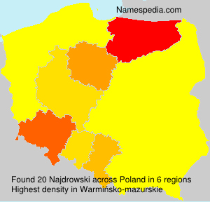 Surname Najdrowski in Poland Surname Najdrowski in Poland