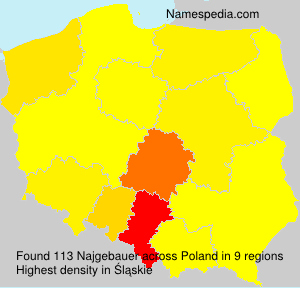 Surname Najgebauer in Poland Surname Najgebauer in Poland