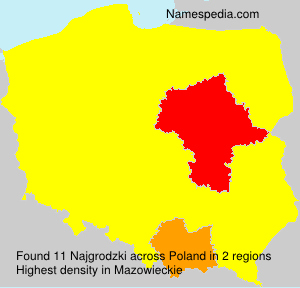 Surname Najgrodzki in Poland Surname Najgrodzki in Poland