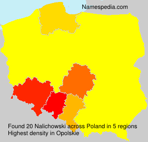 Surname Nalichowski in Poland Surname Nalichowski in Poland