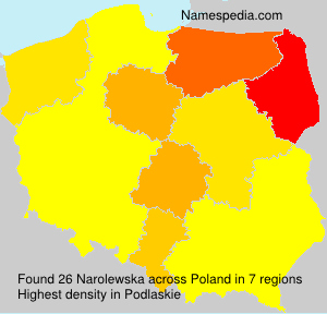 Surname Narolewska in Poland Surname Narolewska in Poland