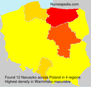 Surname Naruszko in Poland Surname Naruszko in Poland