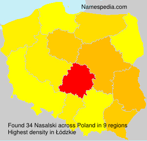 Surname Nasalski in Poland Surname Nasalski in Poland