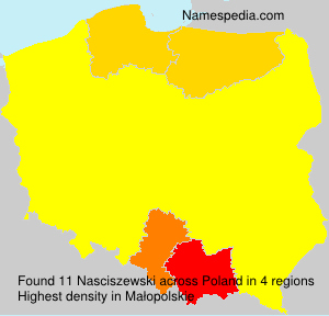 Surname Nasciszewski in Poland Surname Nasciszewski in Poland