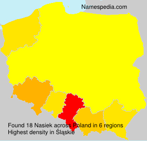 Surname Nasiek in Poland Surname Nasiek in Poland