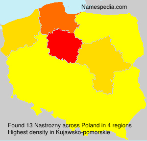 Surname Nastrozny in Poland Surname Nastrozny in Poland