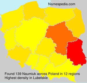 Surname Naumiuk in Poland Surname Naumiuk in Poland