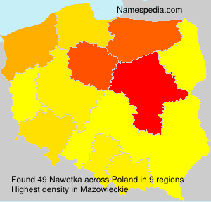 Surname Nawotka in Poland Surname Nawotka in Poland