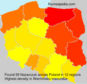 Surname Nazarczuk in Poland Surname Nazarczuk in Poland