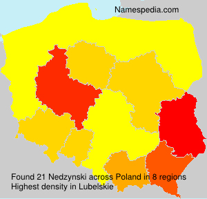 Surname Nedzynski in Poland Surname Nedzynski in Poland