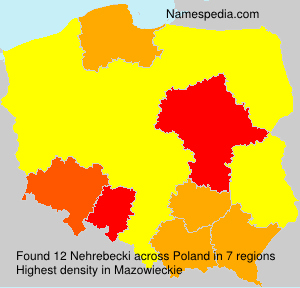Surname Nehrebecki in Poland Surname Nehrebecki in Poland