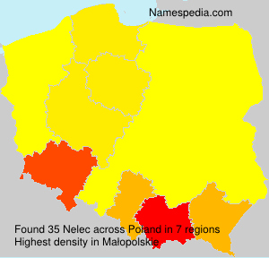 Surname Nelec in Poland Surname Nelec in Poland