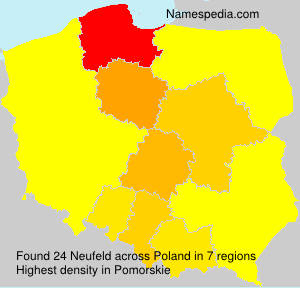 Surname Neufeld in Poland Surname Neufeld in Poland