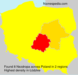 Surname Nezdropa in Poland Surname Nezdropa in Poland