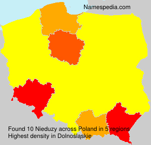 Surname Nieduzy in Poland Surname Nieduzy in Poland