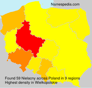 Surname Nielacny in Poland Surname Nielacny in Poland