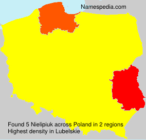Surname Nielipiuk in Poland Surname Nielipiuk in Poland