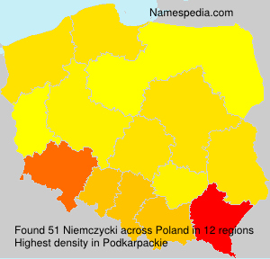 Surname Niemczycki in Poland Surname Niemczycki in Poland