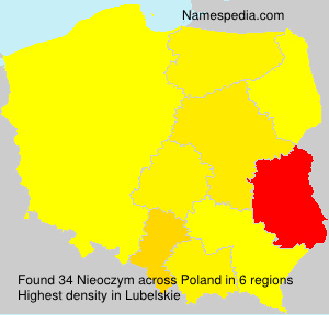 Surname Nieoczym in Poland Surname Nieoczym in Poland