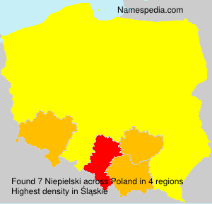 Surname Niepielski in Poland