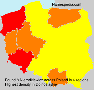 Surname Nierodkiewicz in Poland Surname Nierodkiewicz in Poland
