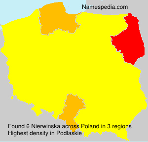 Surname Nierwinska in Poland Surname Nierwinska in Poland