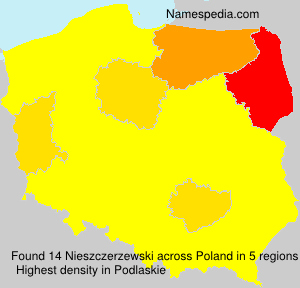 Surname Nieszczerzewski in Poland Surname Nieszczerzewski in Poland