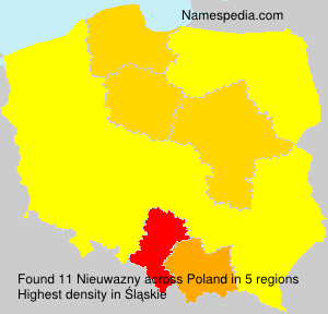 Surname Nieuwazny in Poland Surname Nieuwazny in Poland
