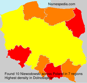 Surname Niewodowski in Poland Surname Niewodowski in Poland