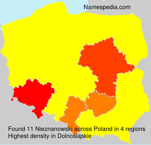 Surname Nieznanowski in Poland Surname Nieznanowski in Poland