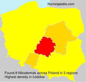 Surname Nikodemiak in Poland Surname Nikodemiak in Poland