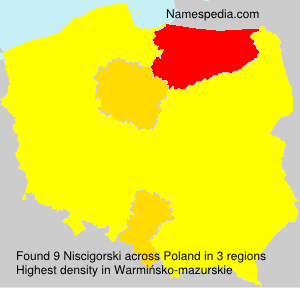 Surname Niscigorski in Poland Surname Niscigorski in Poland