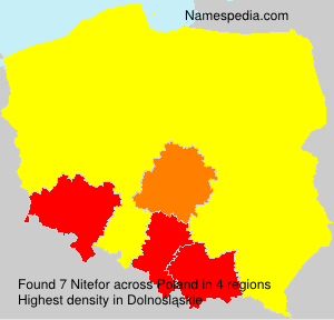 Surname Nitefor in Poland Surname Nitefor in Poland