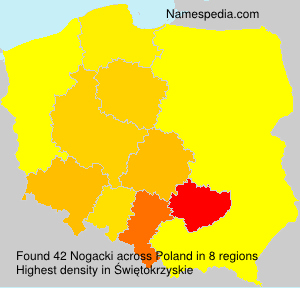 Surname Nogacki in Poland Surname Nogacki in Poland