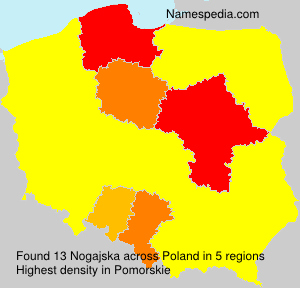 Surname Nogajska in Poland Surname Nogajska in Poland